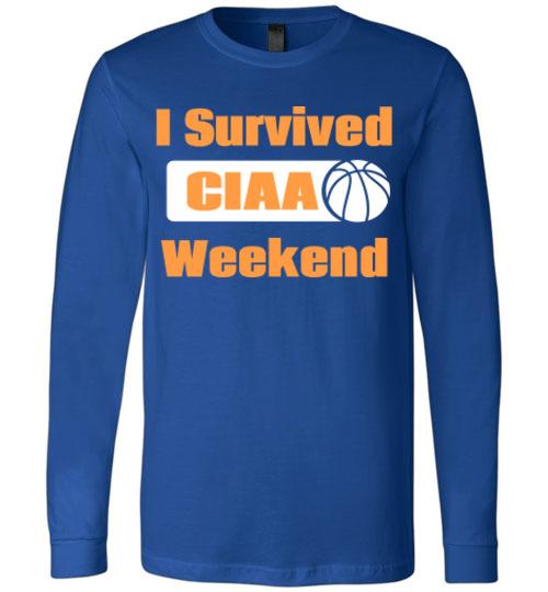 I Survived #CIAA Unisex Long Sleeve Tee-The Work Hard Travel Well Store