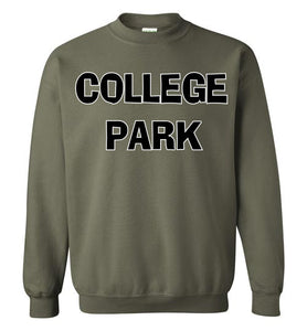 College Park Unisex Crewneck Sweatshirt-The Work Hard Travel Well Store