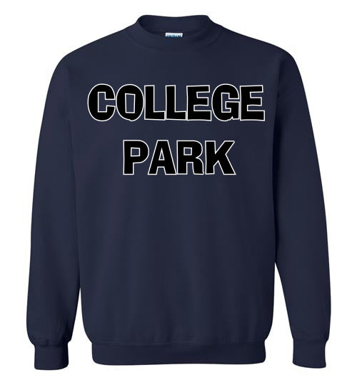 College Park Unisex Crewneck Sweatshirt-The Work Hard Travel Well Store