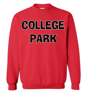 College Park Unisex Crewneck Sweatshirt-The Work Hard Travel Well Store