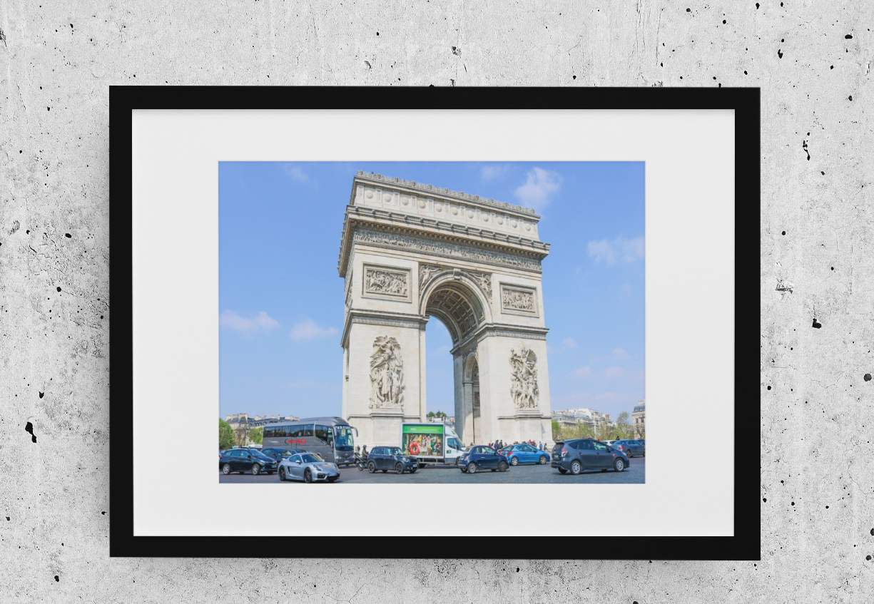 Arc De Triomphe Poster-The Work Hard Travel Well Store