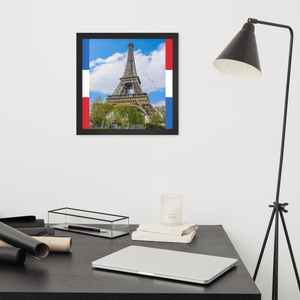 Eiffel Tower Poster Paris Poster-The Work Hard Travel Well Store