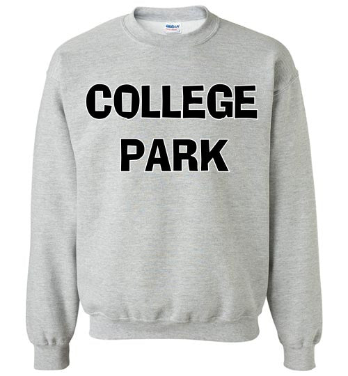 College Park Unisex Crewneck Sweatshirt-The Work Hard Travel Well Store