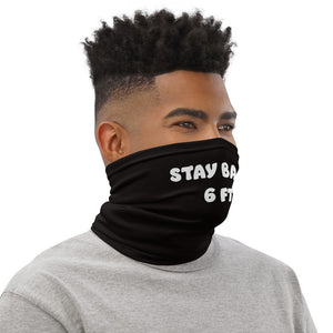 Stay Back Six Feet Half-Face Half-Face Mask Face Guard Neck Gaiter Sun Cover Skull Hair Head Band Bandana-The Work Hard Travel Well Store