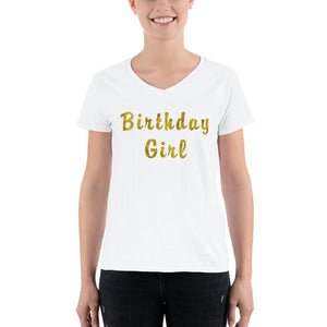 Birthday Girl Shirt-Gold-The Work Hard Travel Well Store