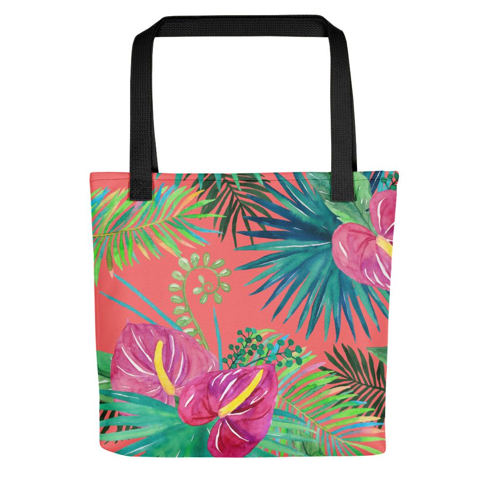 Work Hard Travel Well Floral Tote bag – Travel Well Store