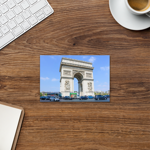 Arc de Triomphe Postcard-The Work Hard Travel Well Store