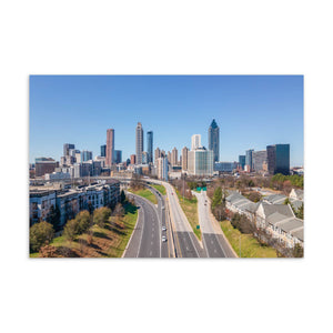 Atlanta Postcard For Sale-The Work Hard Travel Well Store